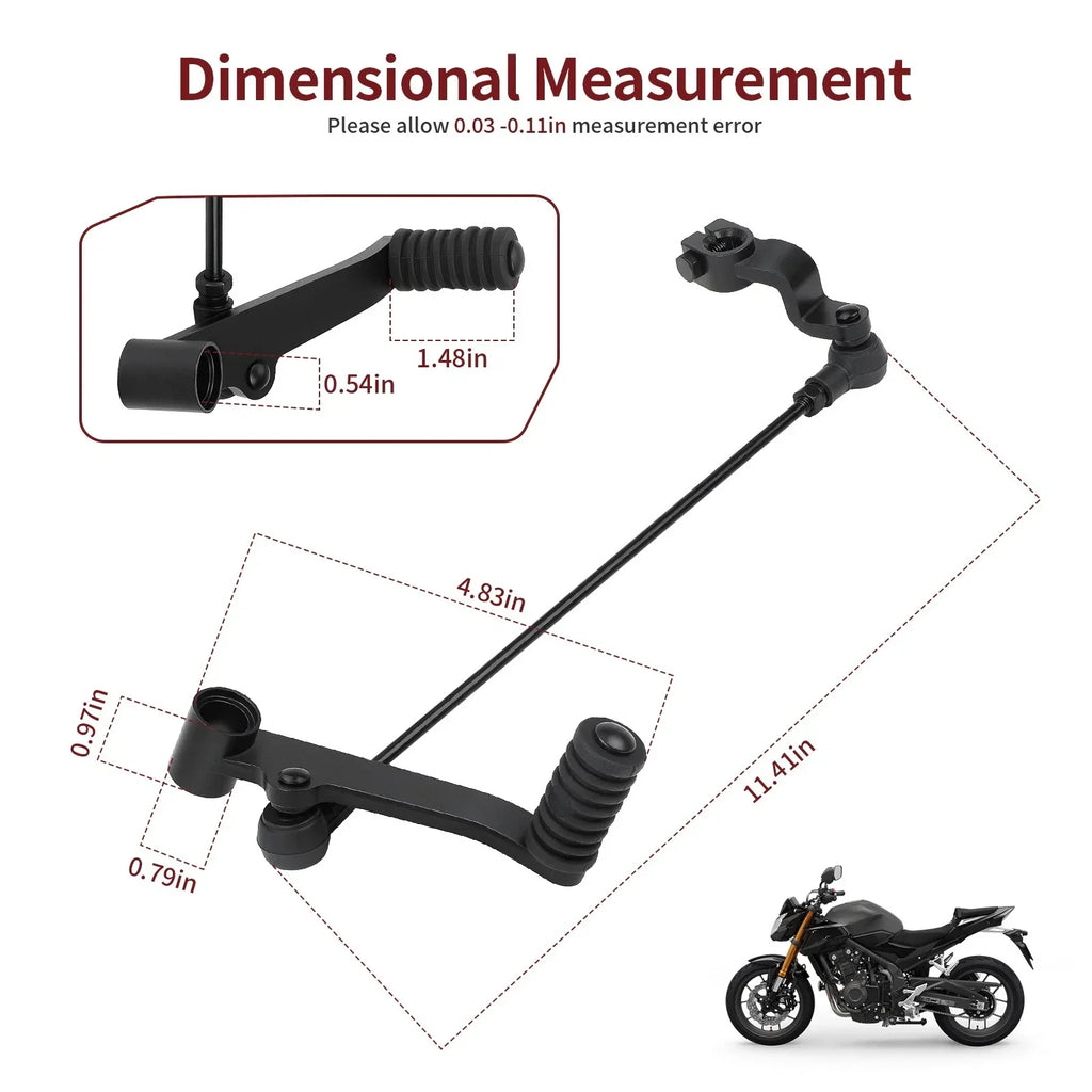 Gear Shift Lever Pedal W Change Rod Assembly for Honda CBR500R (2013–2023)