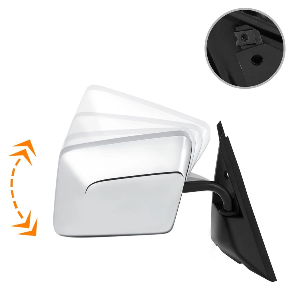 OE Style Manual Side Door Mirror Right for Chevy S10 Blazer/GMC S15 Jimmy (1983–1990)