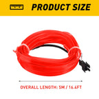 Red LED Interior Strip Light for Auto Car (12V)