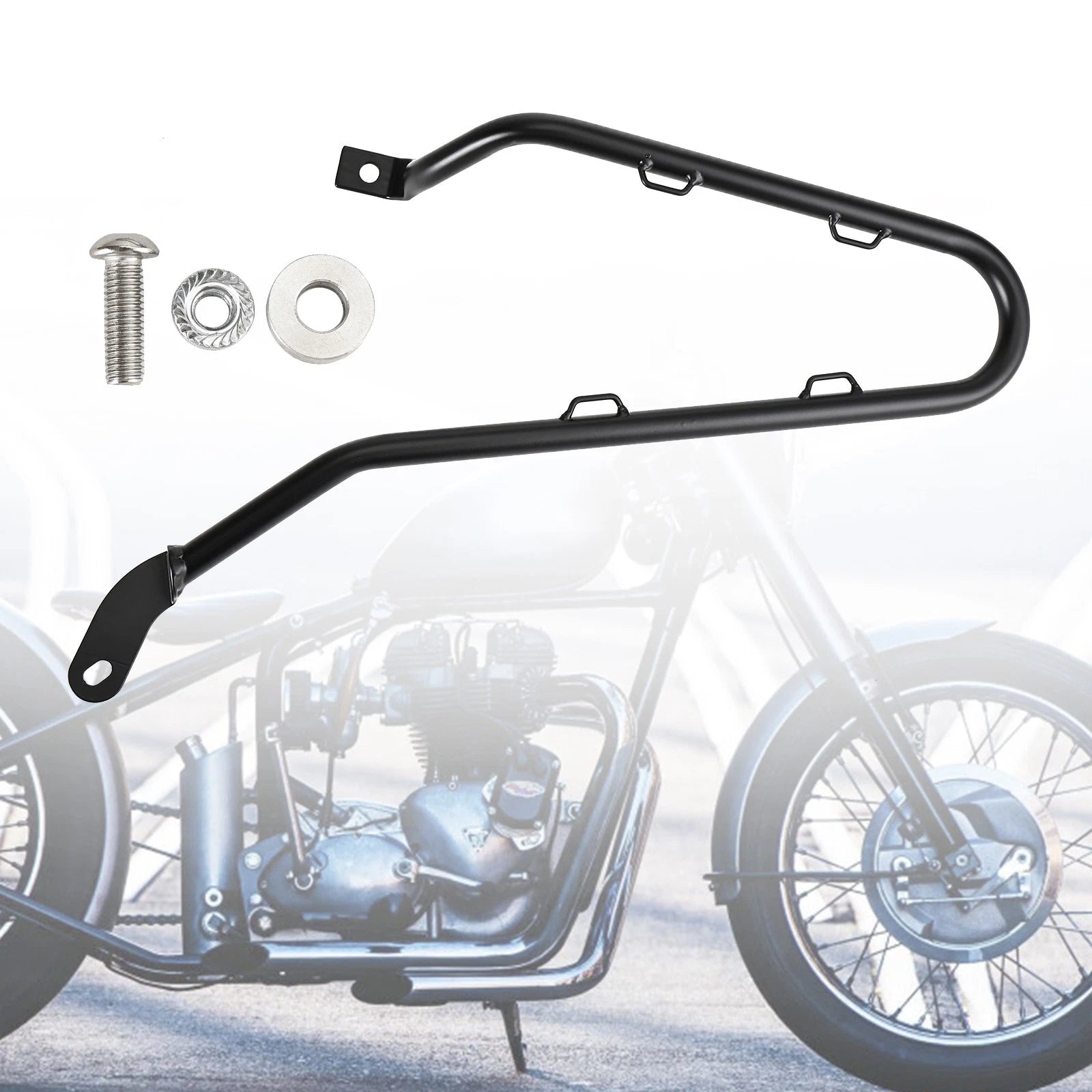 Luggage Rack Side Saddle Bag Mount Bracket Left for Triumph Bobber (2017–2024)