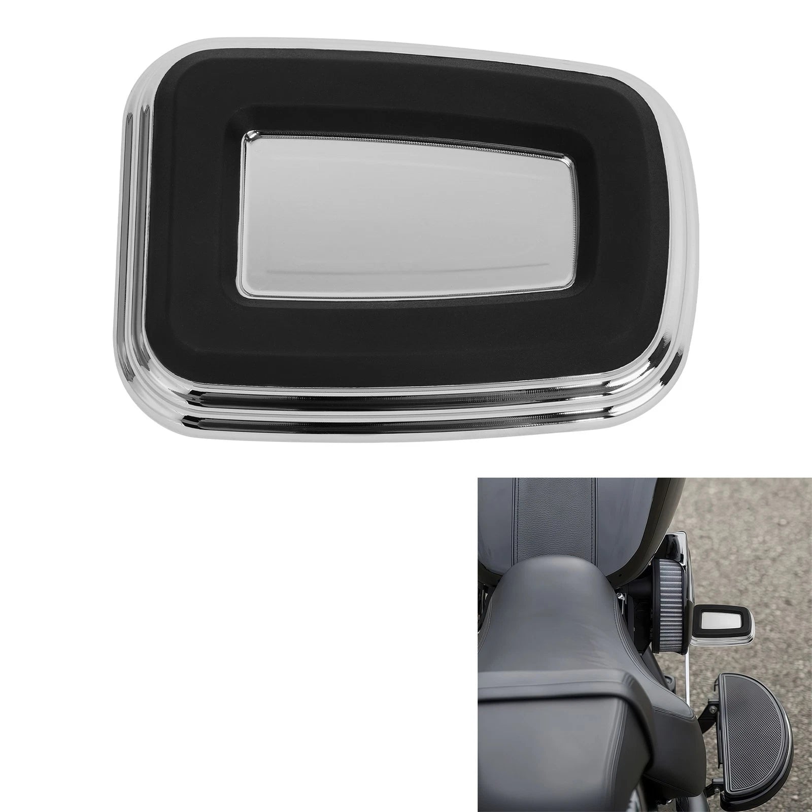 Rear Brake Pedal Pad Cover for Harley Touring Glide Softail (1986–2017)