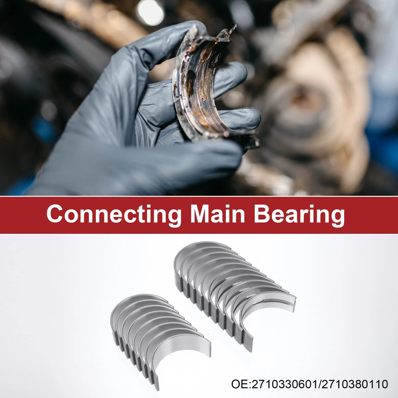 Main Bearing and Connecting Rod Bearing Kit for Mercedes-Benz C180K (2007–2014)