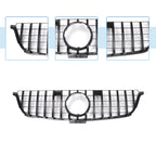 Front Upper Bumper Grille for Mercedes-Benz ML63 AMG (2012–2015) Black