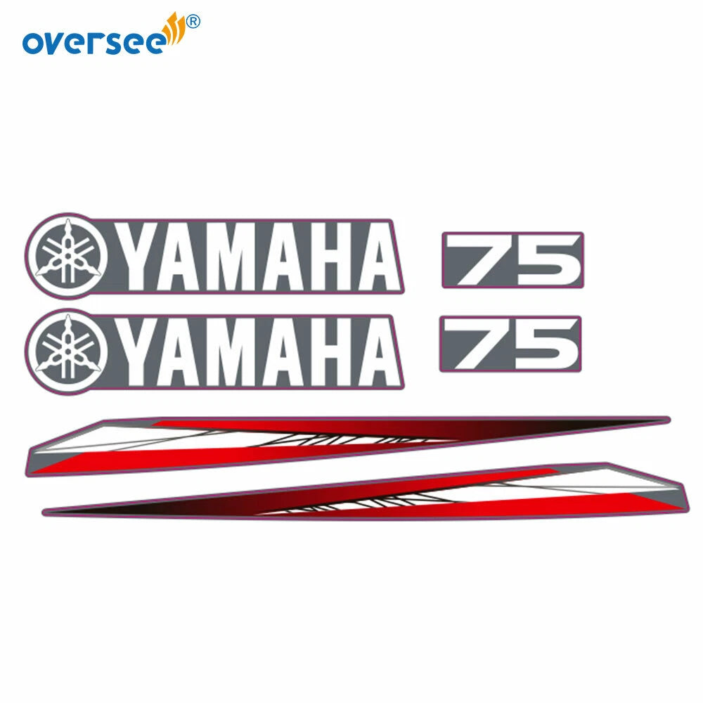 Anti-UV Graphics Sticker Kit for Yamaha 75HP (Outboard)