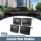 Set of 4 Exterior Door Handles for Ford Excursion (2000–2005) Black