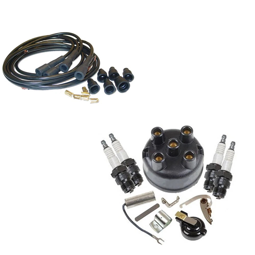 Master Tune Up Kit w/ Spark Plug Wire Set for International Harvester (Fits 351693R92)