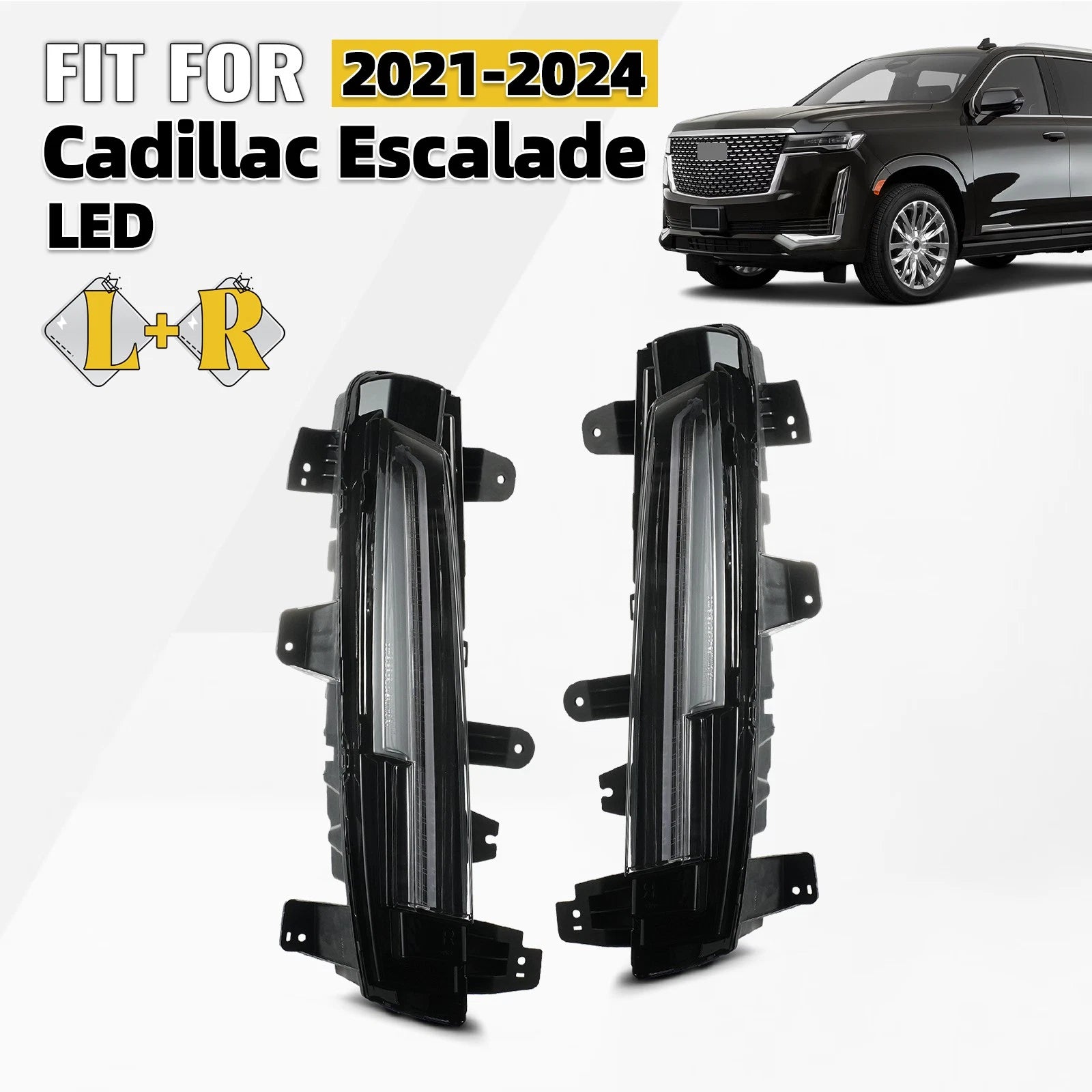 LED Fog Light Set for Cadillac Escalade (2021–2024) Left + Right
