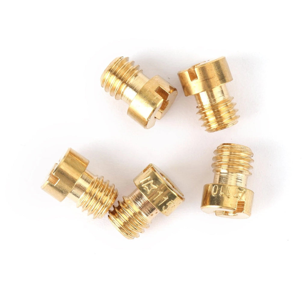 5PCS 5mm Carburettor Round Main Jets for GY6 (#105, #110, #115, #120, #125)
