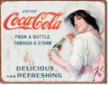 Coca Cola Vintage Tin Metal Sign 1473