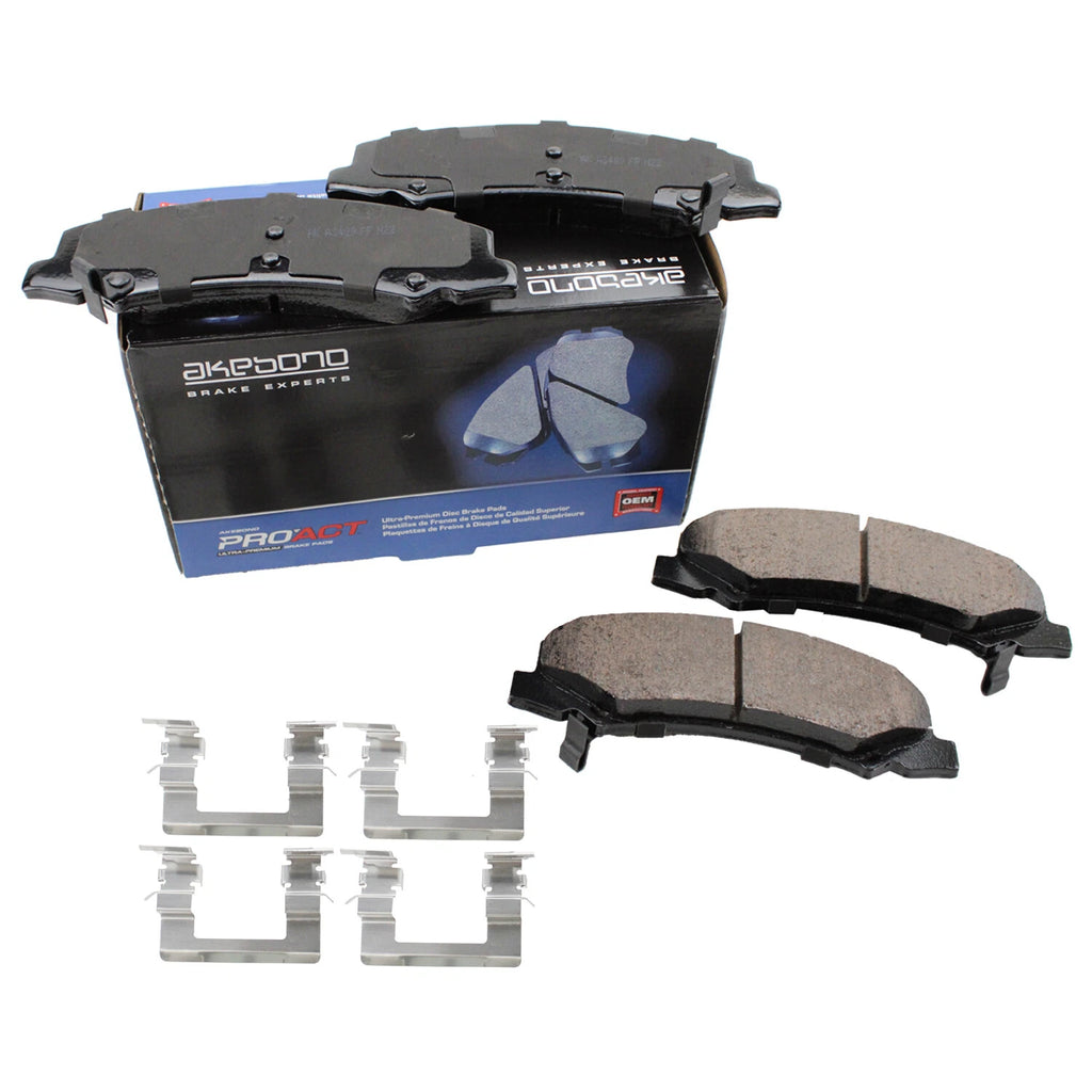 Front ProAct Disc Brake Pads for Buick Lucerne, Cadillac DTS, Chevy Impala (2006–2011)
