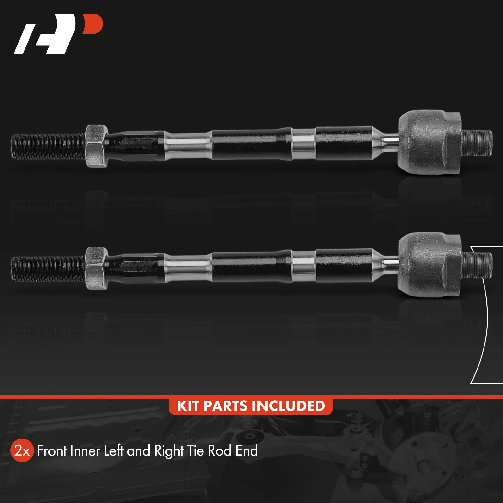 2X Front Inner Tie Rod End for Nissan Quest (2011-2017)