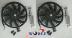 9" 12V Electric Radiator Cooling Fan & Mounting Kits for Car