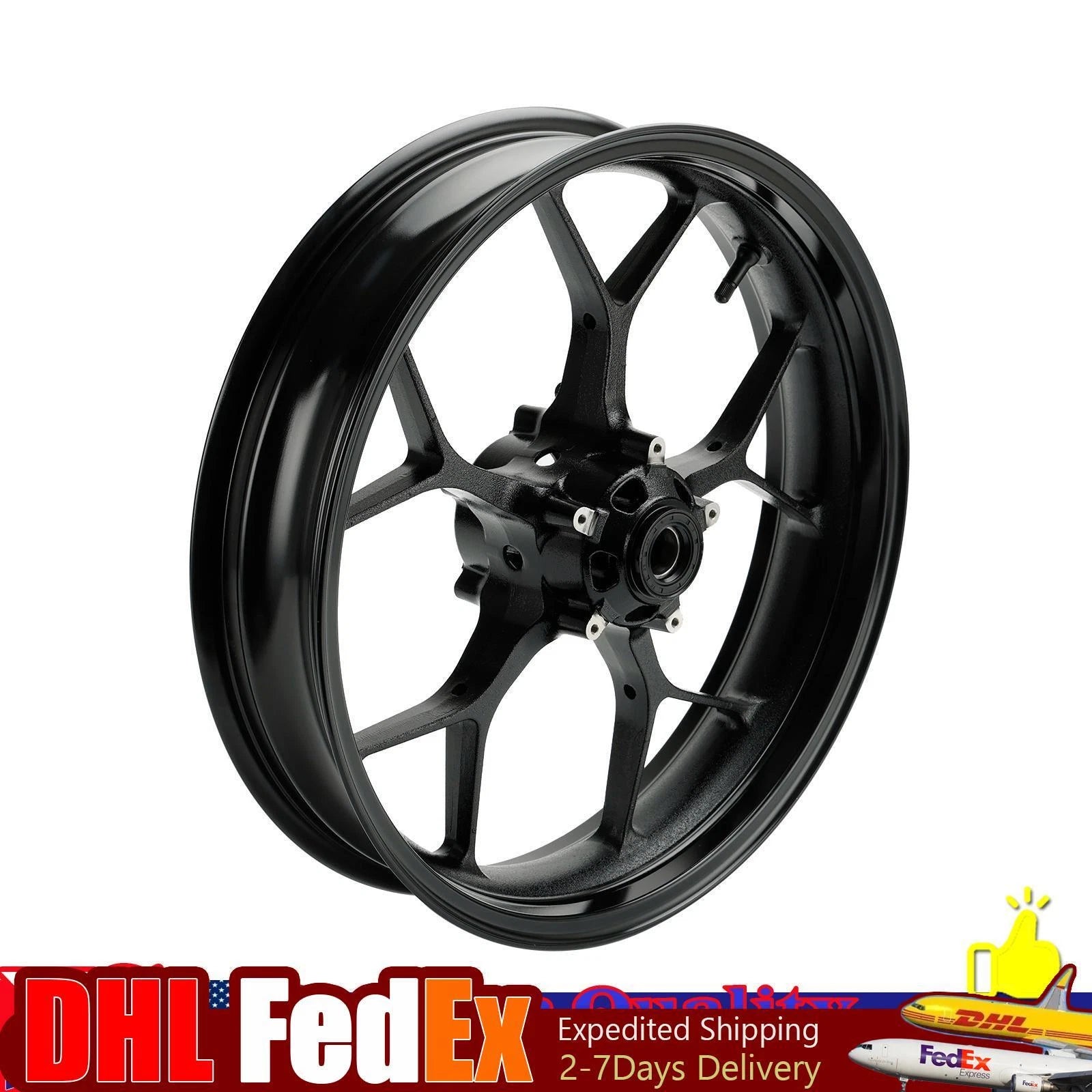 Front Wheel Rim Black for Honda CBR 1000 RR SC77, CBR 1000 RR-R/SP SC82 (2017–2023)