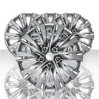 Set of 4 15" 10 Split Spoke Wheel Covers - Silver - ARFH385 Auto Reflections