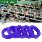 Set of 5 Oil Seal Rotary Shaft Seal 28x40x10mm High Pressure for Various Models