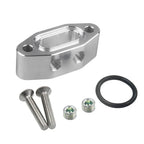 Aluminum Alloy Oil Feed Line Adapter Plate 1/8" NPT for LS