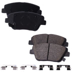 Front Ceramic Brake Pad Set for Hyundai Sonata, Kia Optima (2011–2016)