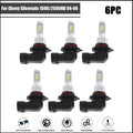 LED Headlight and Fog Light Bulbs Combo for Chevy Silverado 1500/2500 (2004–2006)