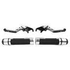Silver Extendable Brake Clutch Lever for Honda CRF1000L CRF1100L (2016-2023)