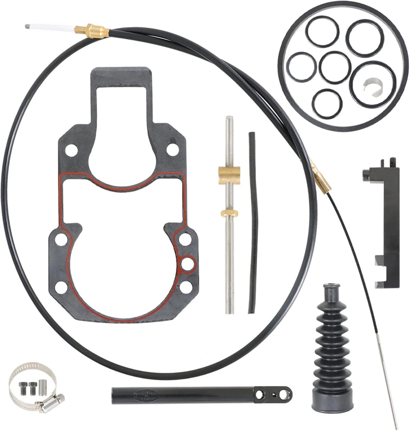 Lower Shift Cable Kit for Sierra 18-2603 18-2603E 865436A03 19543T1