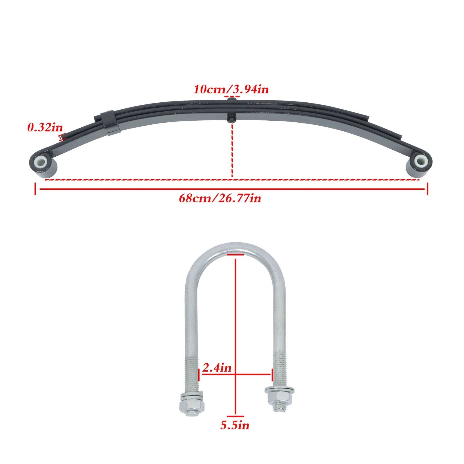 Tandem Trailer Axle Suspension Kit for Trailer (2000–2000)
