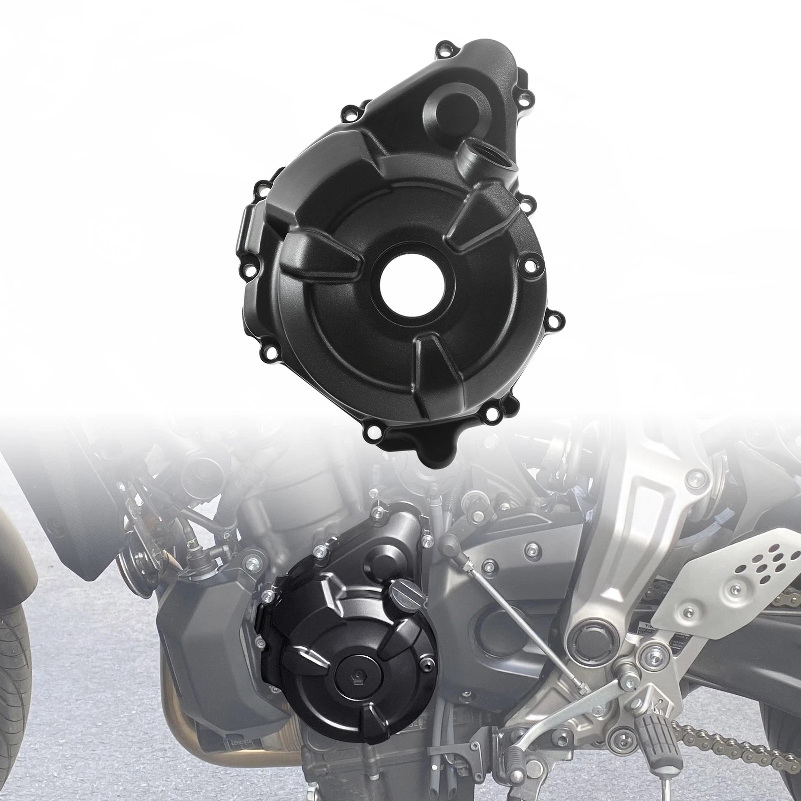 Left Engine Stator Cover Crankcase for Yamaha MT07 FZ07 XSR700 (2015–2023)