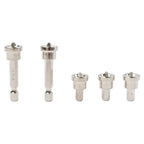 Set of 5 Magnetic Positioning Screwdriver Bits Hex Shank for Woodworking