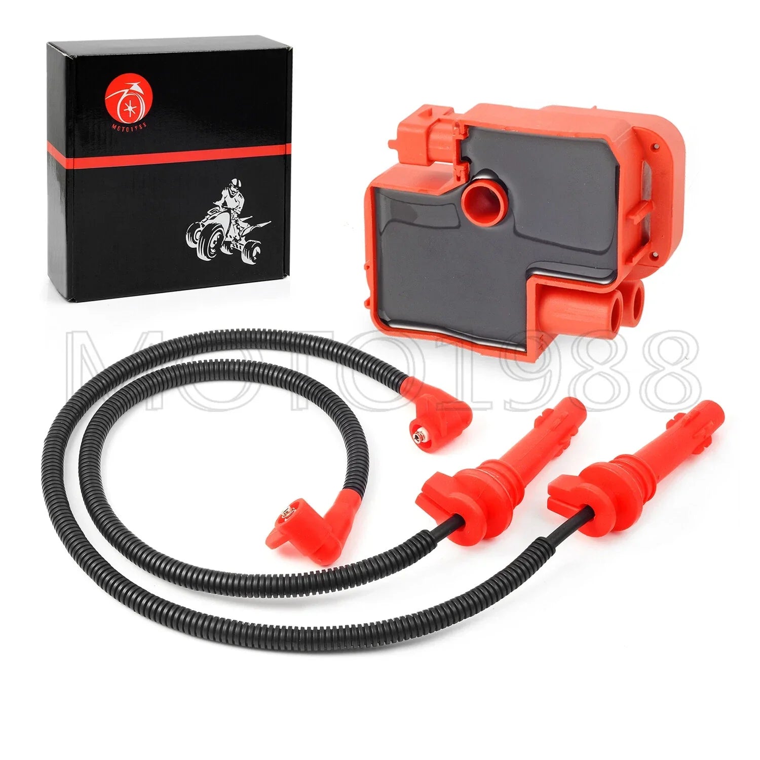 Ignition coil & spark plug wire cap PLS for Polaris RZR XP 4 900 (2011–2013)