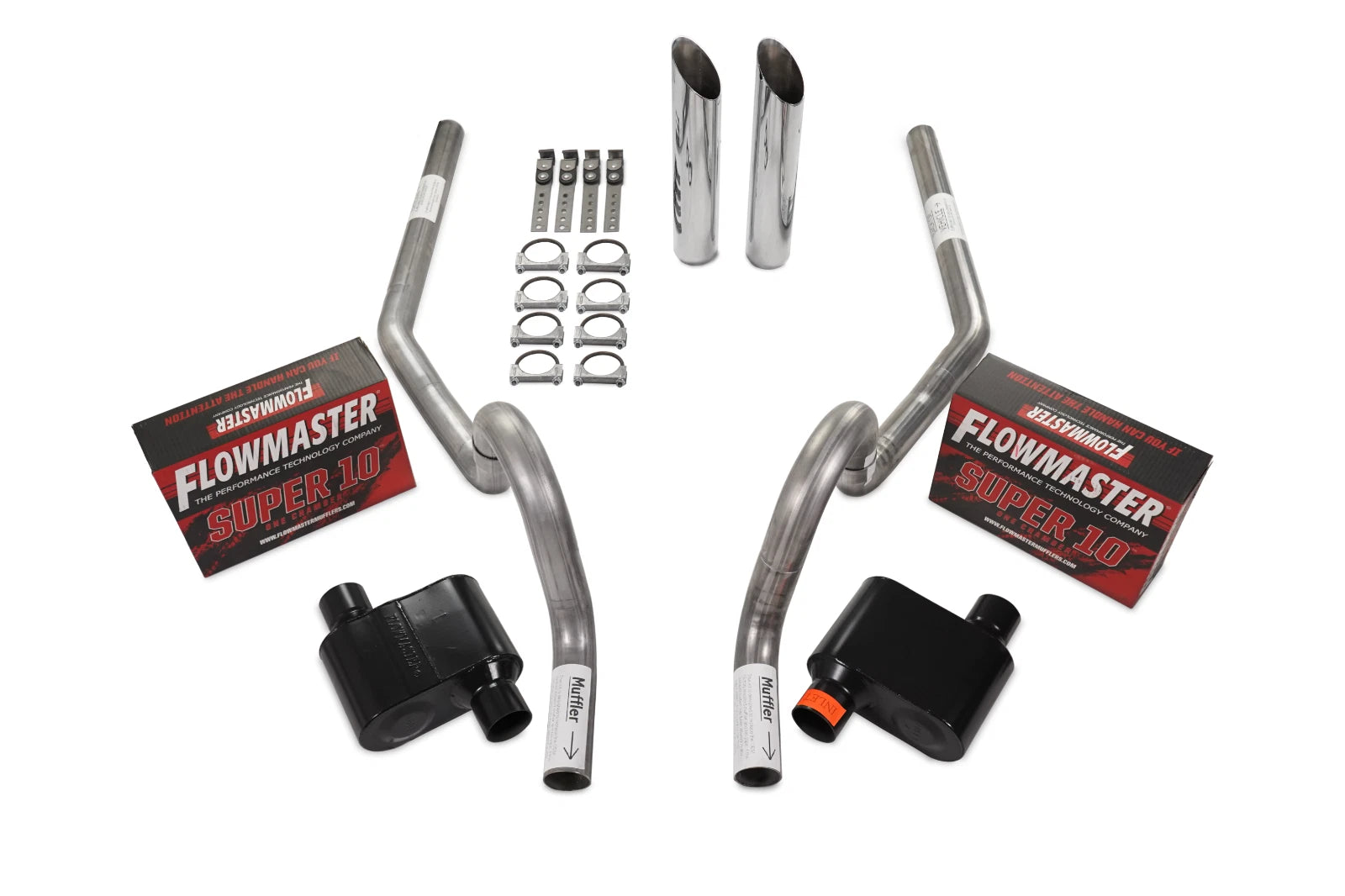 Dual Exhaust Kit for GM A Body (1964–1972) - 2.5" Flowmaster Super 10