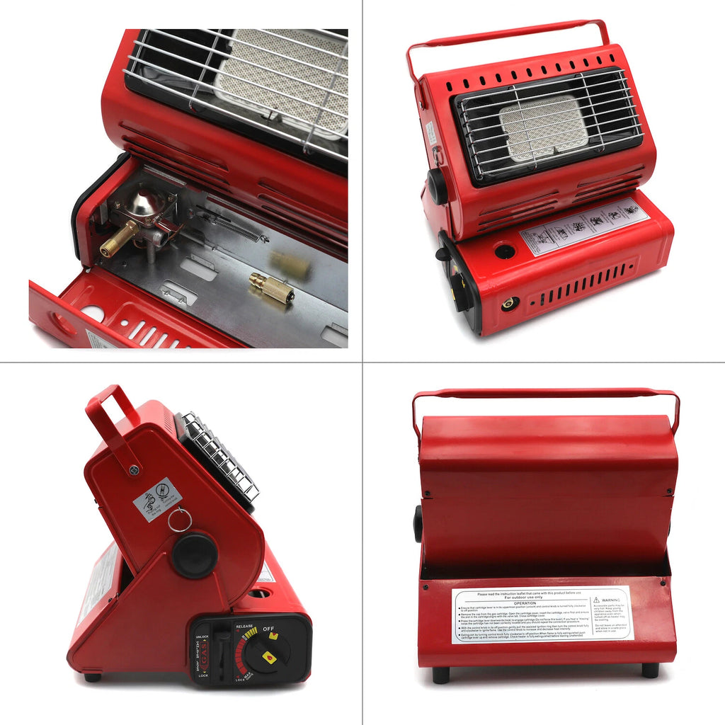 Portable Dual Purpose Gas Heater for Outdoor Camping Tent