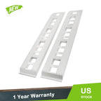 2Pcs Aluminum Trailer Ramps for Truck Car (80" x 15")