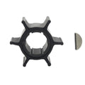 Water Pump Impeller with Key for Yamaha 2-Stroke 6hp 8hp Outboard (655-44352)
