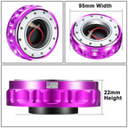 Steering Wheel Quick Release Hub Adapter Kit for Universal Vehicles (J2)