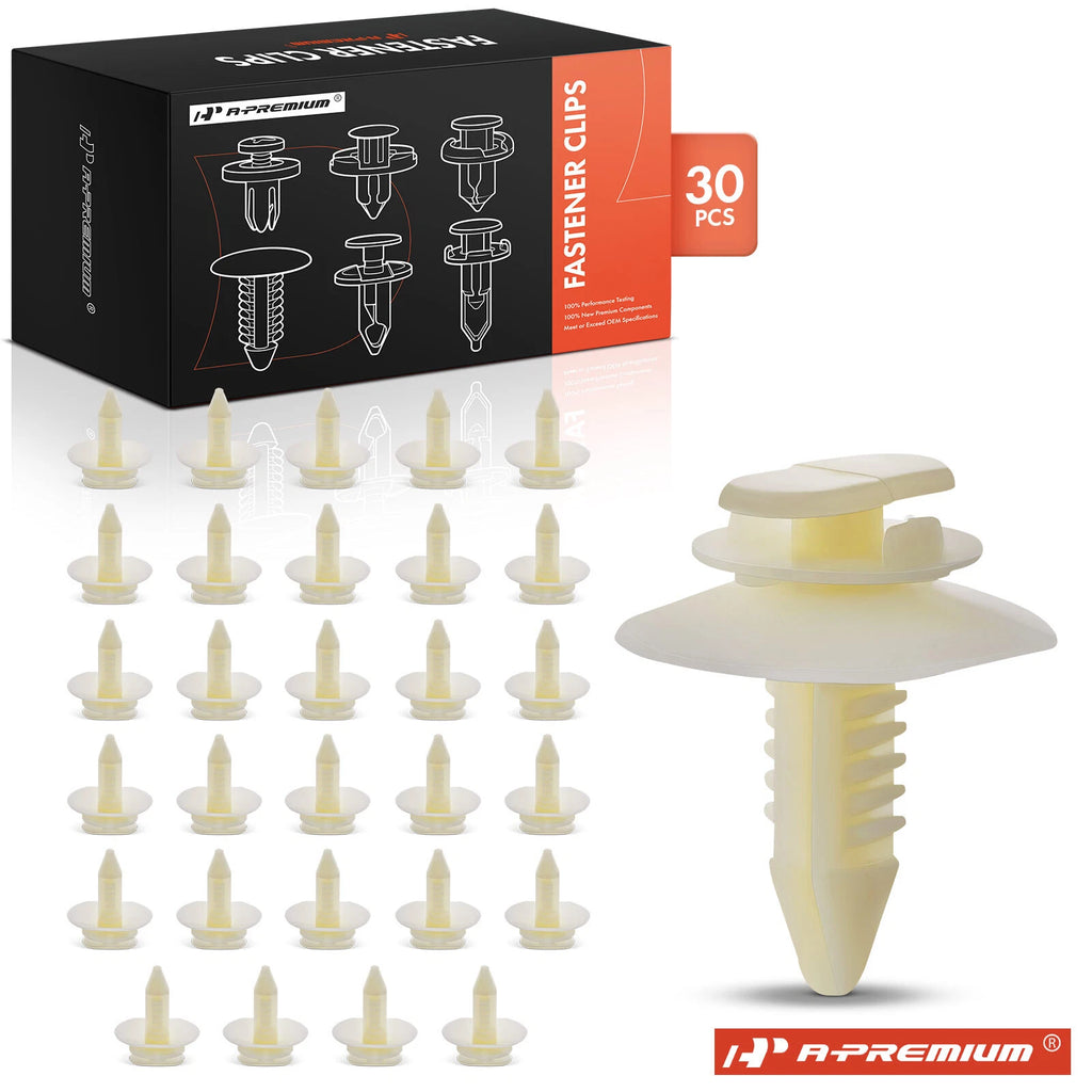 Interior Door Trim Panel Retainer Clips for Buick Cadillac (30x) (Nylon) (2011–2024)
