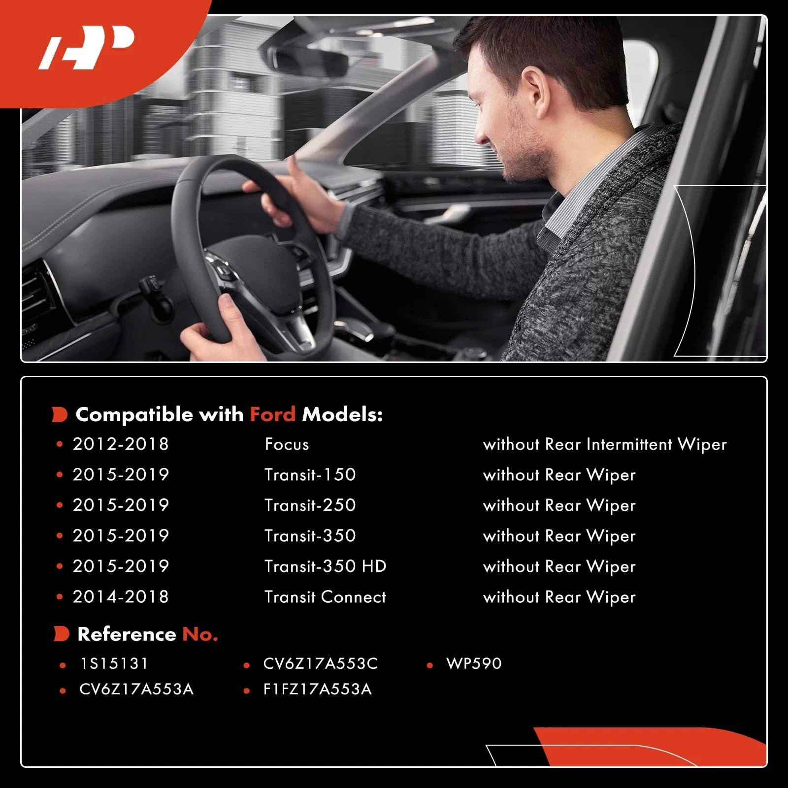 Wiper Switch for Ford Focus, Transit-150, Transit-250, Transit-350 (2012-2018)