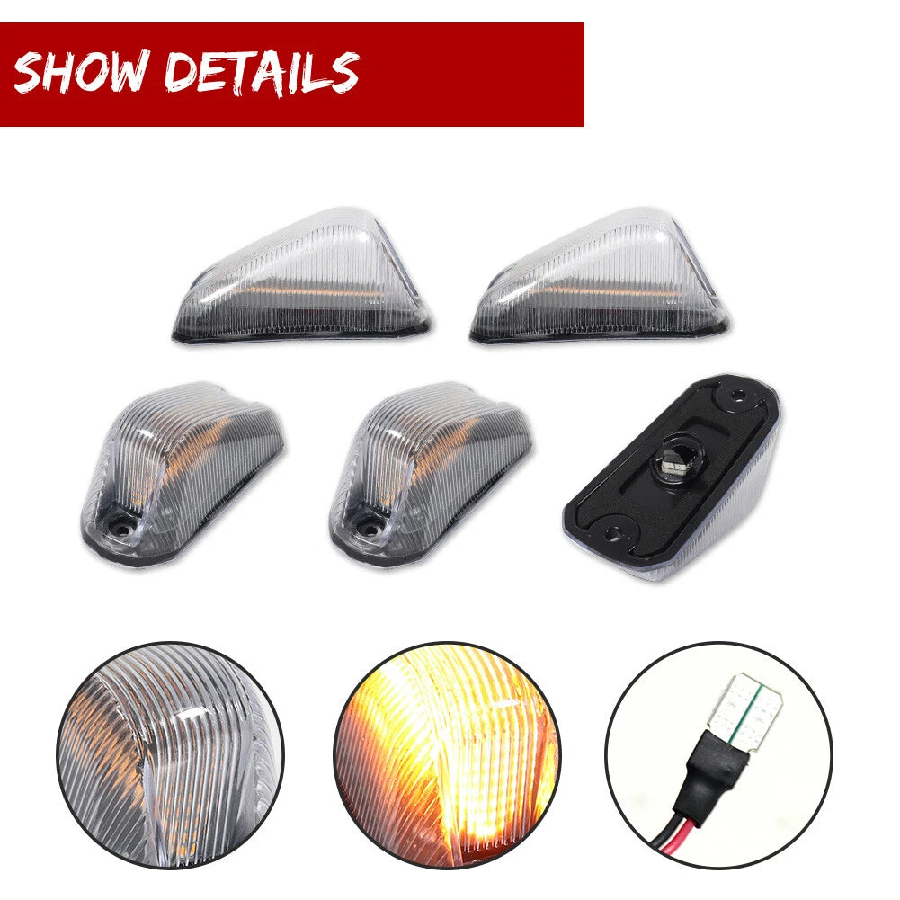 Amber LED Clearance Lights for Ram ProMaster 1500 2500 3500 (2014–2023)