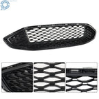 Front Bumper Mesh Grill for Ford Fusion (2017–2018) Glossy Black
