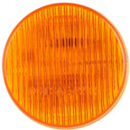 Set of 4 Red & Amber 2" Round LED Clearance Side Marker Lights for Trailer