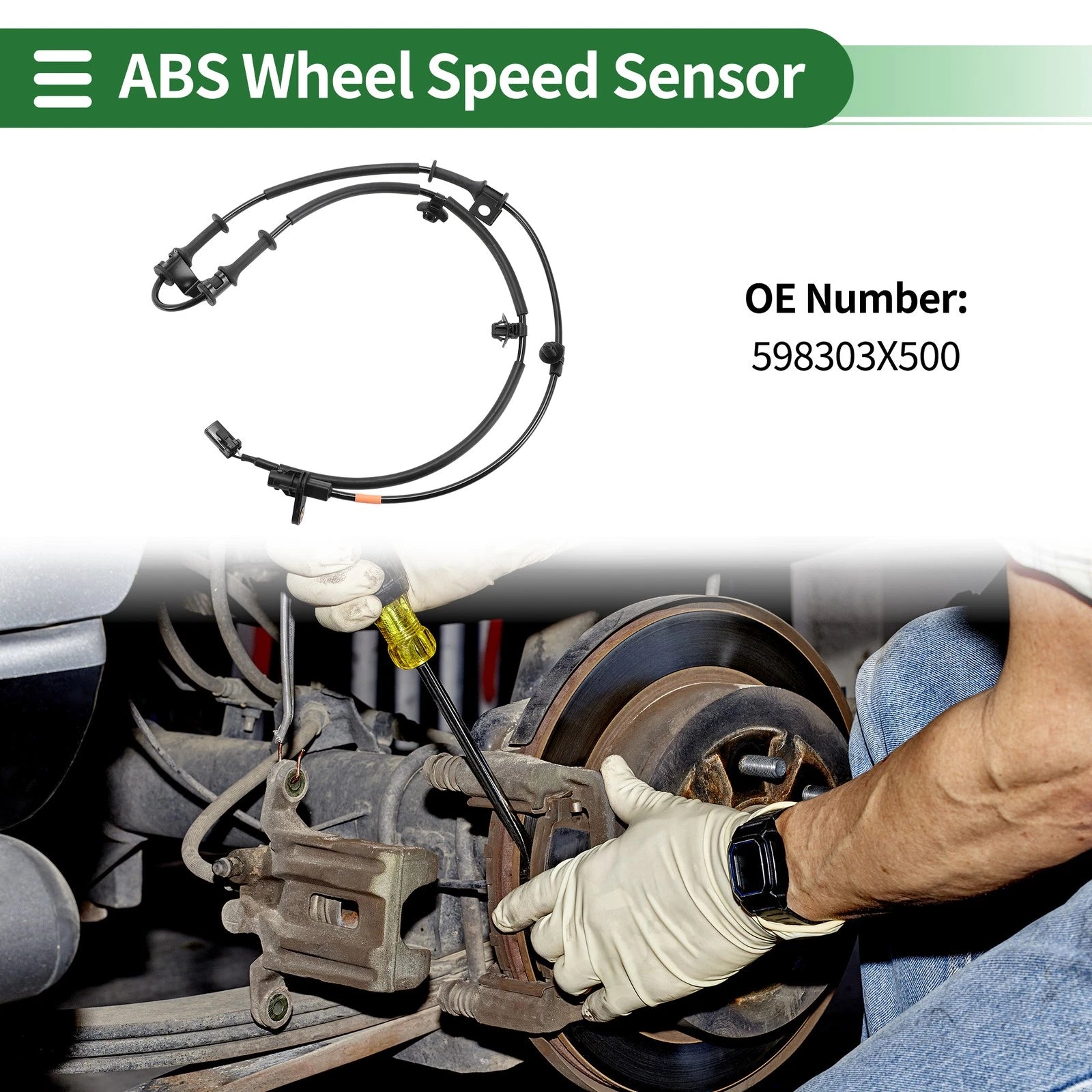 ABS Wheel Speed Sensor No. 598303X500 for Hyundai Elantra (2010–2011)