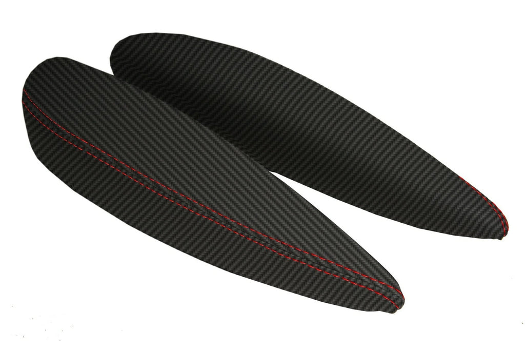 Carbon Fiber Armrest Door Panel Cover for Mini Cooper R55 R56 (2007–2015)