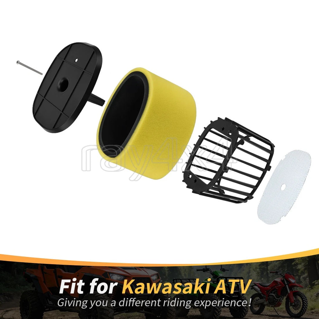 Air Filter Kit w/ Cage Holder for Kawasaki Brute Force 750 4x4i (2008–2024)
