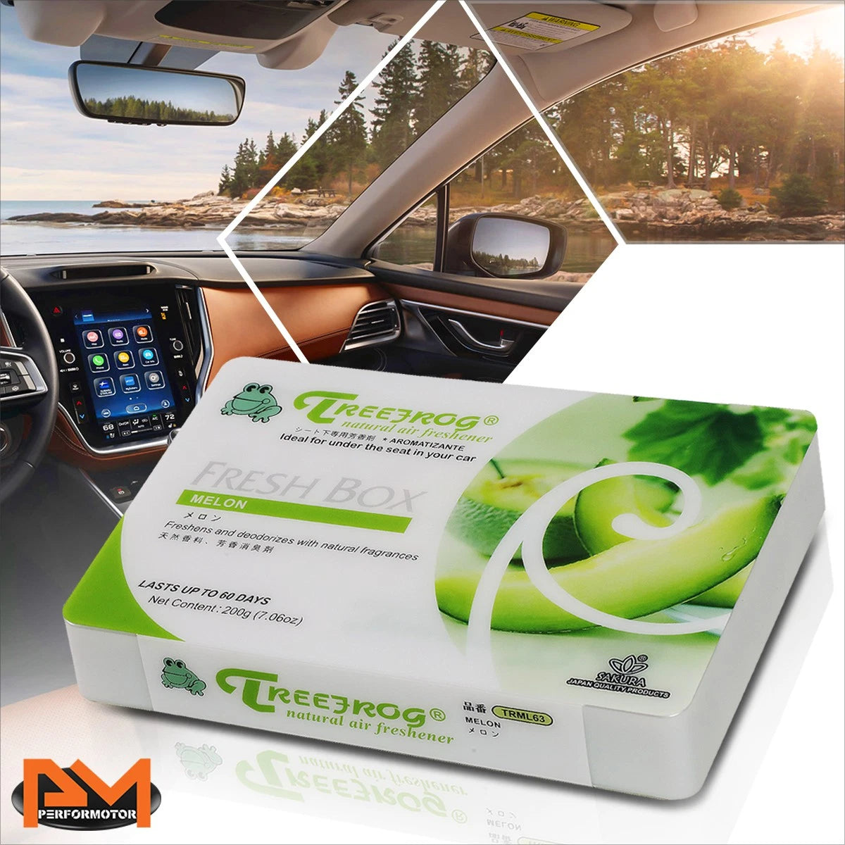Air Freshener for Car/Office - Treefrog Melon (Honeydew) Scent