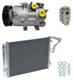 AC Compressor Kit With Condenser Replacement for Kia Optima 2.0L Turbo (2013–2015)