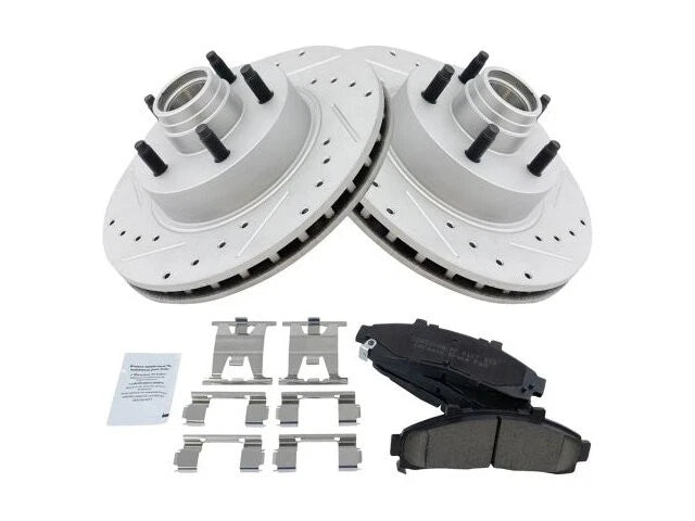 Front Brake Pad and Rotor Kit for Mazda B4000 RWD (1998–2000) FT417WR
