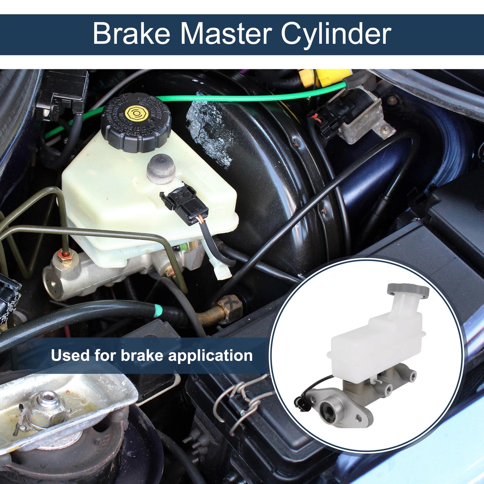 Brake Master Cylinder with Reservoir No. 591004A100 for Hyundai H1 (1998–2007)
