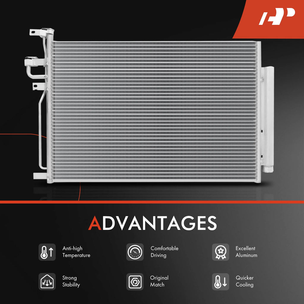 A/C Condenser with Receiver Drier & Bracket for Chevrolet Captiva Sport (2012-2015)