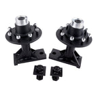 8x6.5 Lug Bolt On Wheels for Shipping Container Hub & Spindle Kit 8000LB