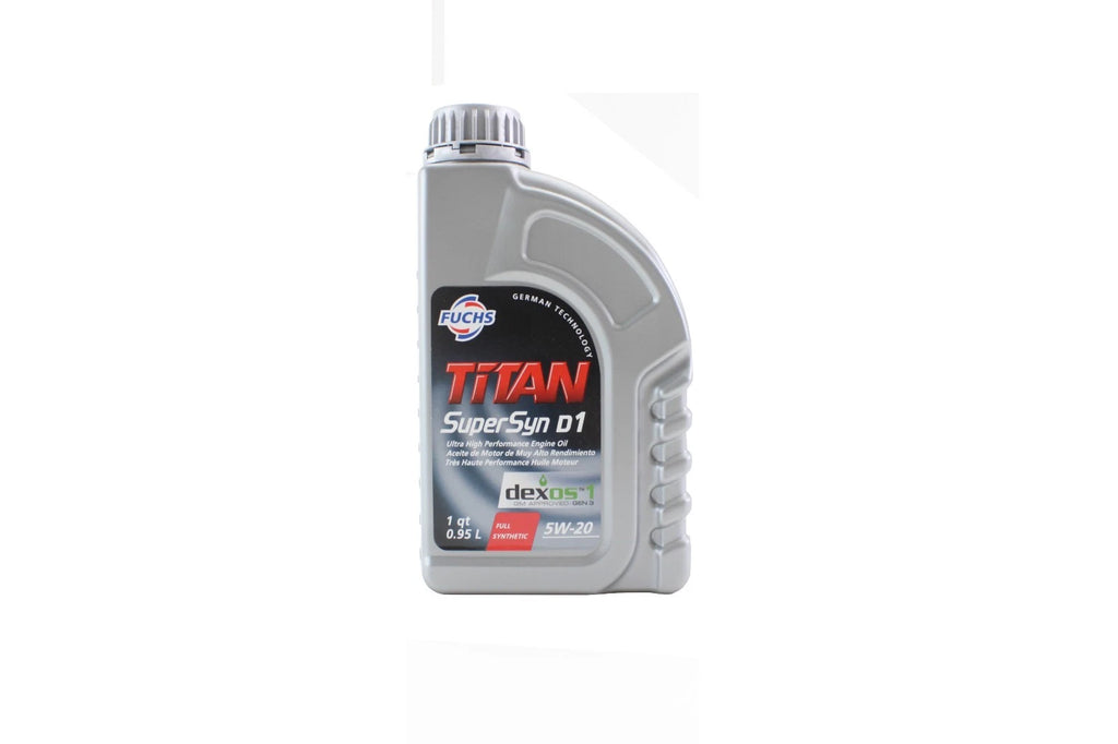 Fuchs Titan Supersyn D1 SAE 5W-20 Engine Oil 1 Quart for Ford Mazda Mitsubishi (2010–2023)