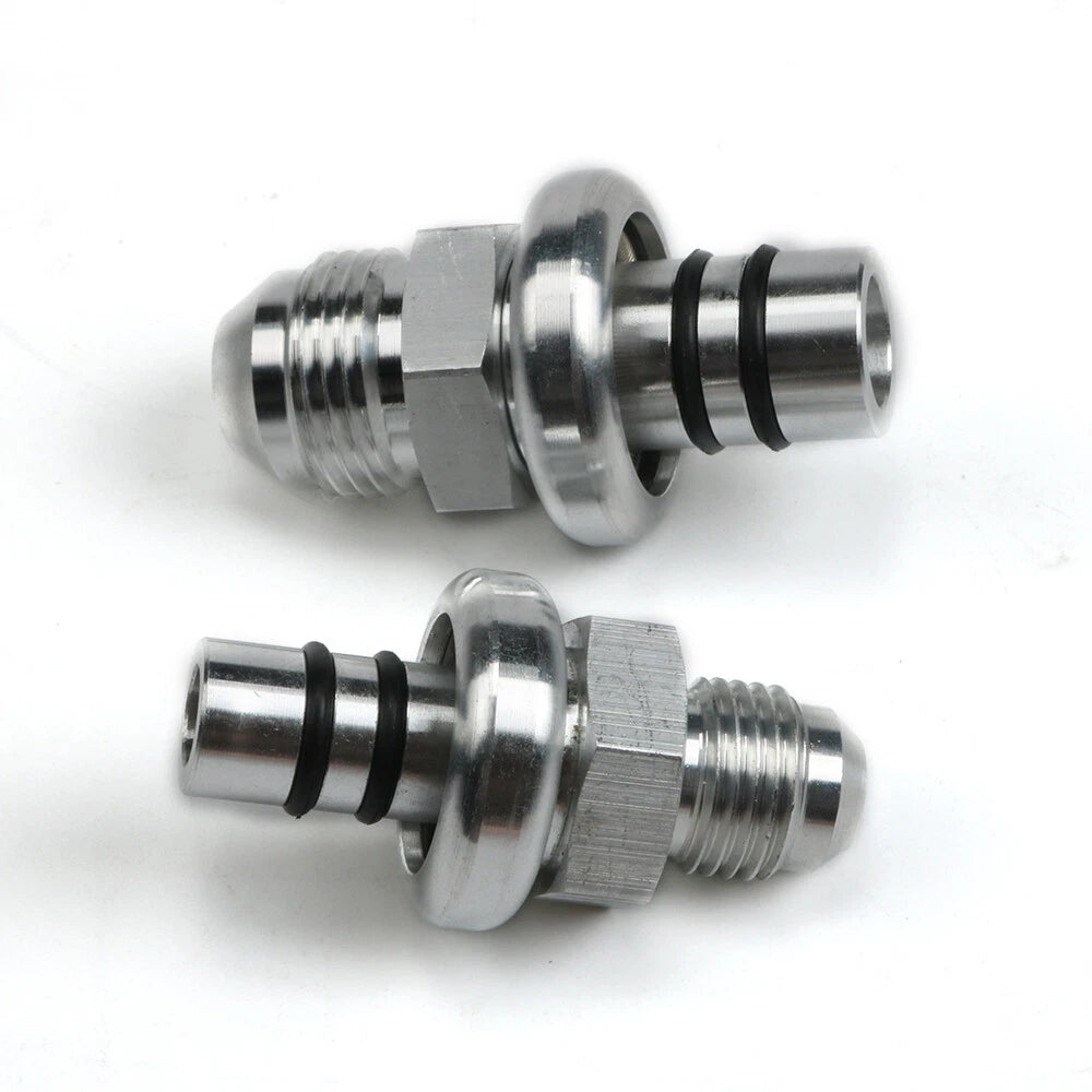 Billet -6AN & -8AN Fuel Rail Adapter Kit for Mustang (1986–1998)