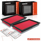 2X Engine Air Filter for Nissan Versa (2007–2012), NV200 (2013–2021), Cube